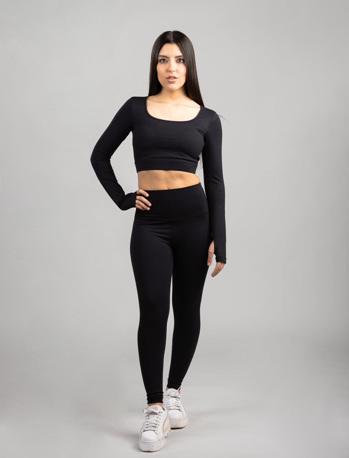 Onyx de Largo Completo y Cintura Alta – Negro